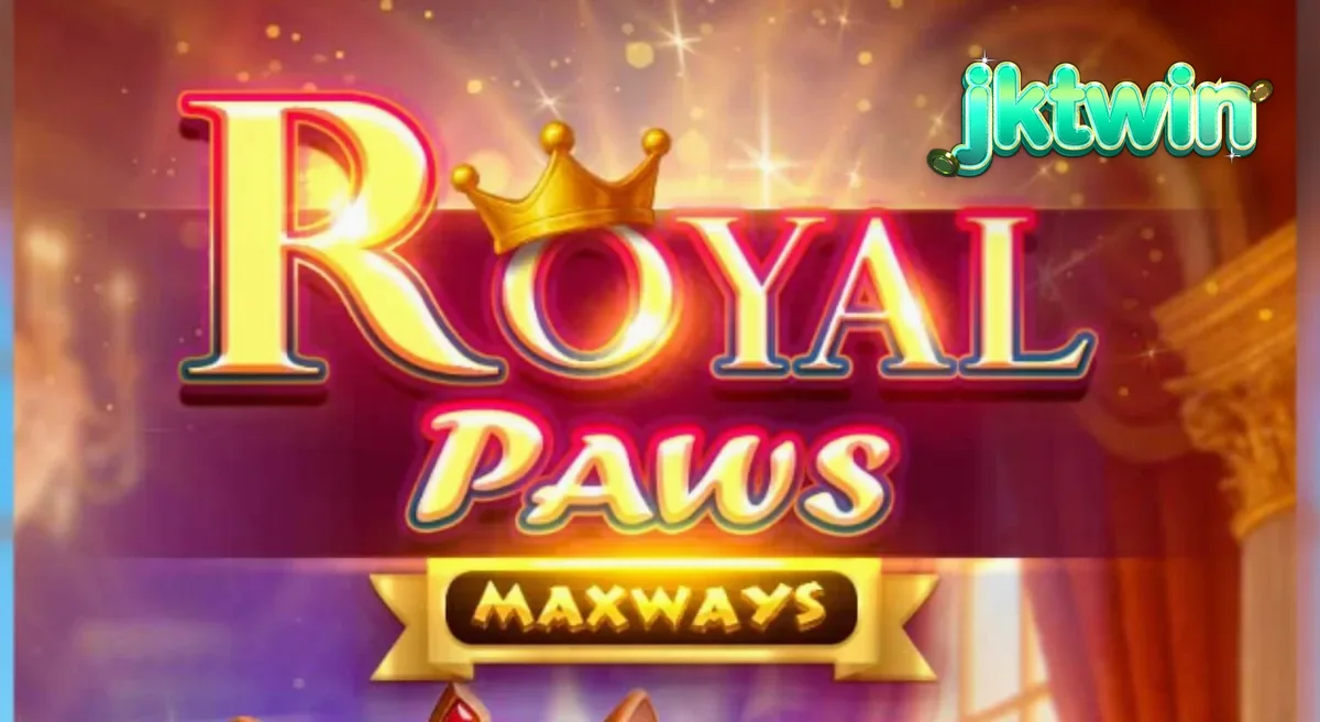 Tampilan visual mewah dan taman istana dalam slot Royal Paws Maxways